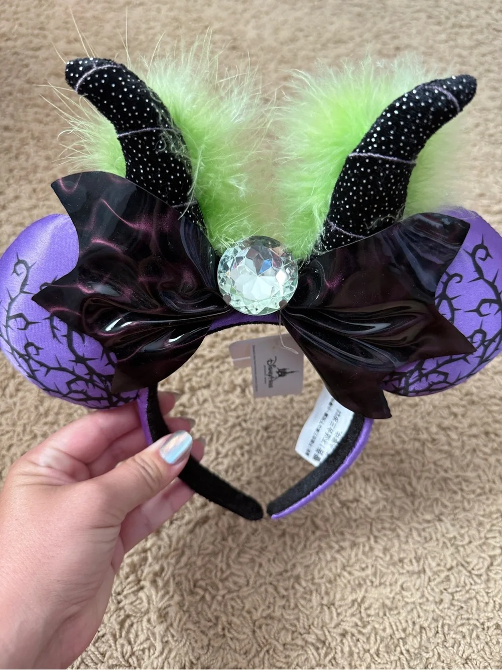 Disney Maleficent DisneyParks NWT Mickey Ears Headband RARE